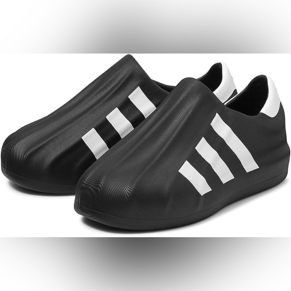 adidas Men’s adiFOM Superstar Black and White Slip-On Core Shoes Size 4.5 UK